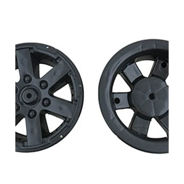 Ilc Replacement for Power Wheels Dmm94 Ford F150 Raptor Front RIM SET FOR Ford F150 (fjj63) (blk DMM94 FORD F150 RAPTOR FRONT RIM SET FOR FORD F15 - main